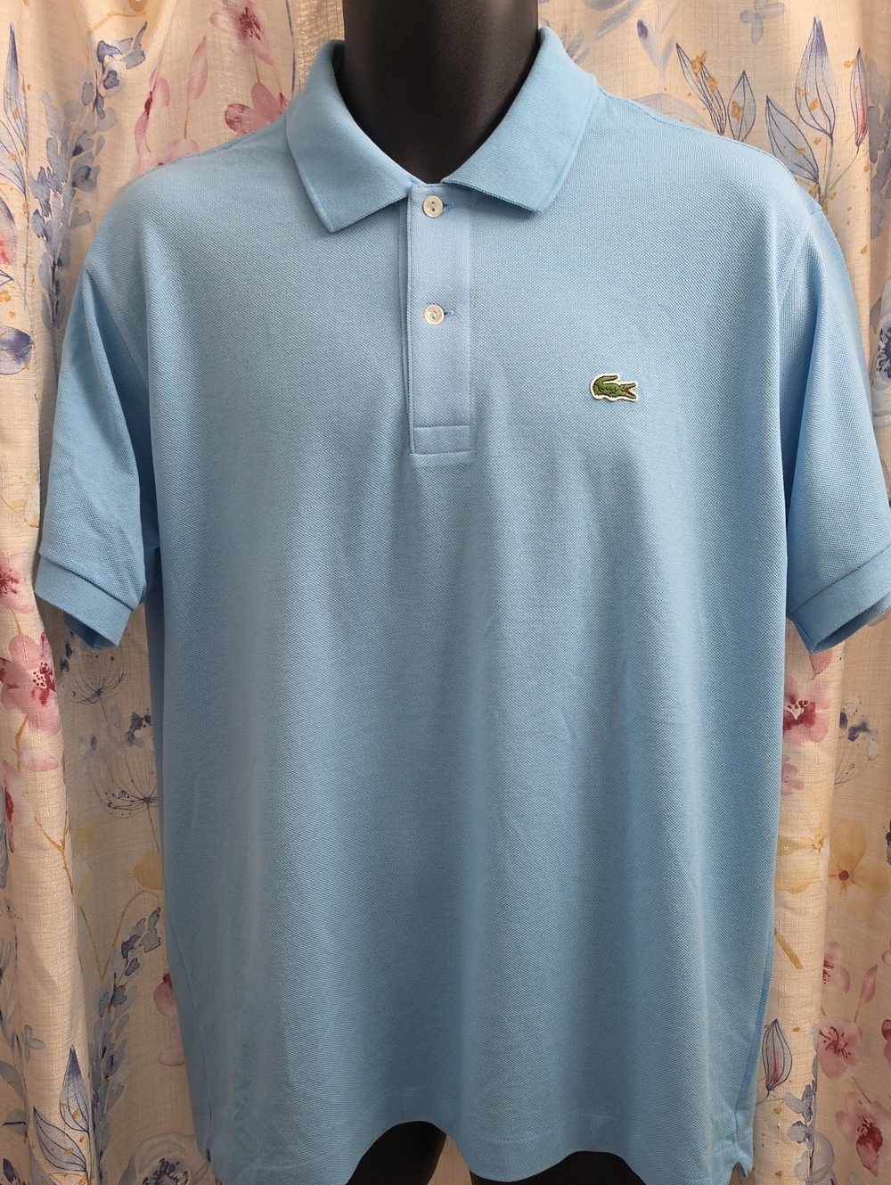 FOR SALE EXCELLENT USED CONDITION LACOSTE L12.12 POLO SIZE XL LIGHT BLUE.